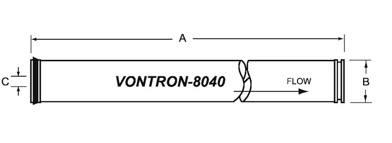 فیلتر ممبران 8 اینچ ونترون مدل ULP32-8040